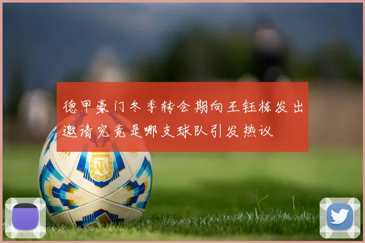 德甲豪门冬季转会期向王钰栋发出邀请究竟是哪支球队引发热议
